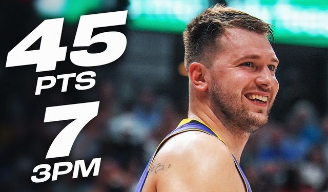 Luka Doncic, eksi takımına 45 sayı attı!