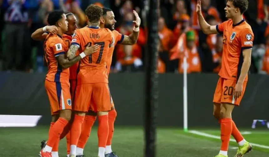 Hollanda'dan Malta'ya 8 gol!