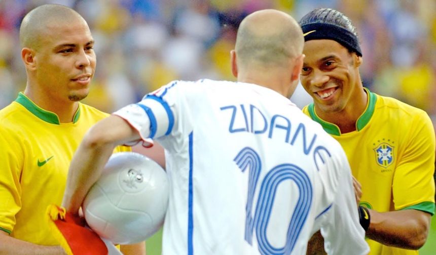 Ronaldo ve Ronaldinho, Zidane'ın bu maçtaki performansını asla unutmayacak